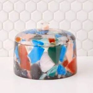 NWT UO Multicolor Resin Lidded Stash Jar